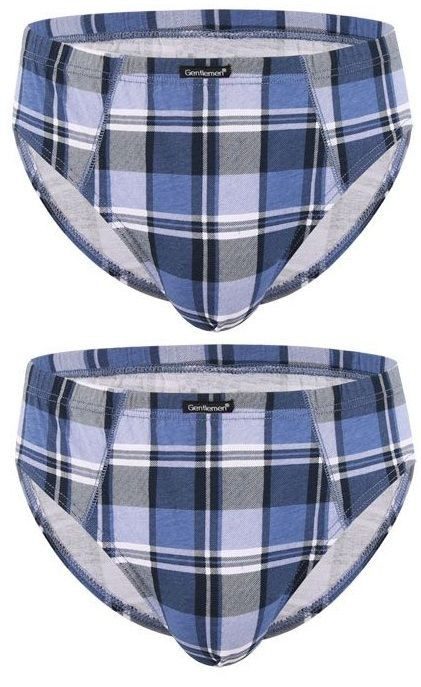 Набор из 2 клетчатых трусов-слипов Gentlemen 