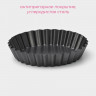 Форма для выпечки Доляна «Жаклин», d=11 см, со съёмным дном, антипригарное покрытие, цвет чёрный