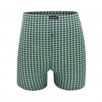 Мужские хлопковые трусы-боксеры в мелкую клетку