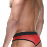 Красно-черные мужские трусы-тонги