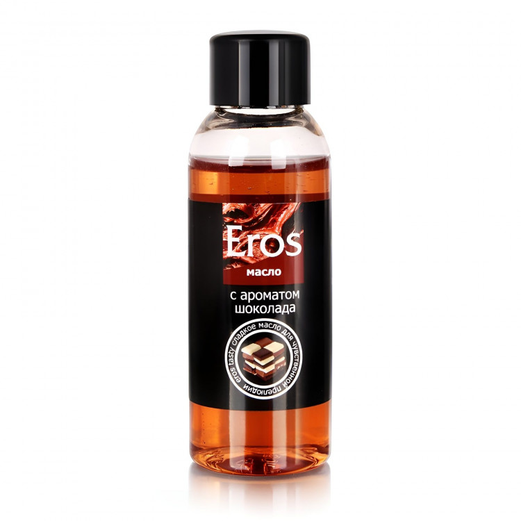 Массажное масло Eros Tasty с ароматом шоколада - 50 мл. 