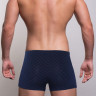 Мужские трусы-боксеры с узором-сеткой Мужские трусы-боксеры с узором-сеткой