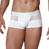 Белые трусы-хипсы с ажурными вставками Urge Trunks