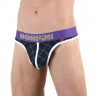 Темно-синие сексуальные трусы-тонги с принтом Темно-синие сексуальные трусы-тонги с принтом