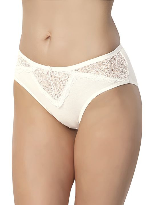 Слипы средней посадки с элементами кружева 