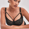 Черный бюстгальтер Beverly с мягкой чашкой на косточке