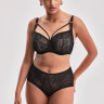 Черный бюстгальтер Beverly с мягкой чашкой на косточке