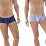 Набор Clever Duo Pack из 2 трусов-хипсов - синих и серых