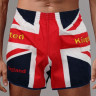 Мужские семейные трусы с принтом в виде британского флага