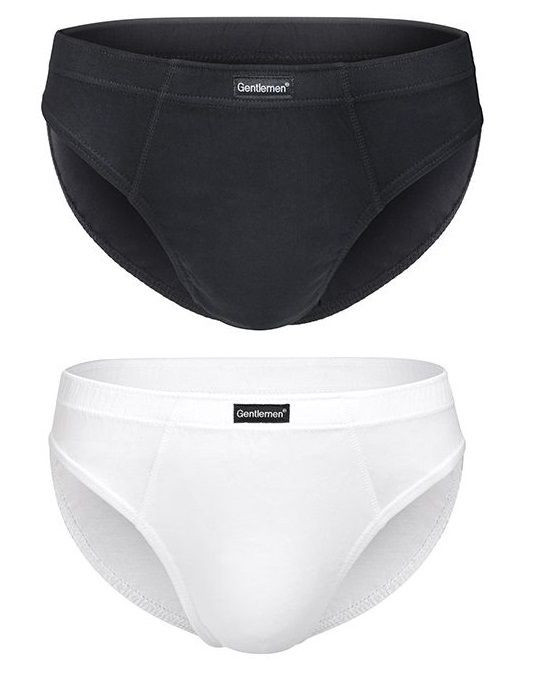 Комплект из 2 трусов-слипов Gentlemen в классических цветах 