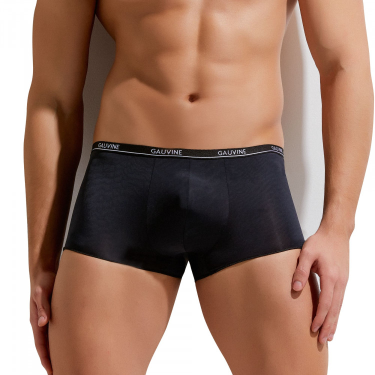 Мужские трусы-боксеры с тонкой брендированной резинкой Second Skin Trunk 