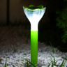 Садовый светильник на солнечной батарее «Цветок зелёный»