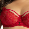 Красный бюстгальтер с шитыми чашками Grace