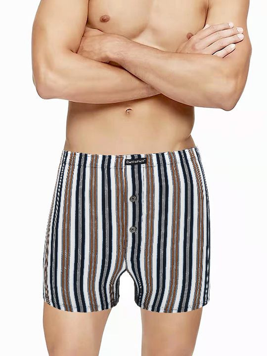 Трусы-боксеры в цветную полоску 