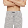 Хлопковые мужские трусы-боксеры с рисунком-сеткой