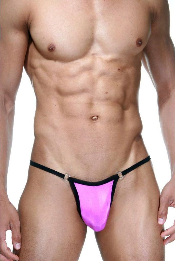Яркие мужские трусы-стринги 