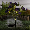 Садовый светильник на солнечной батарее «Кустовая роза»