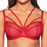 Красный бюстгальтер Pois Pois с чашками +size на косточках Красный бюстгальтер Pois Pois с чашками +size на косточках