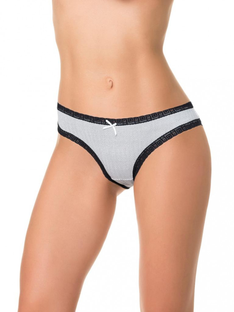 Трусики с мелким геометрическим принтом 