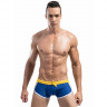 Стильные синие мужские плавки с контрастным поясом Стильные синие мужские плавки с контрастным поясом