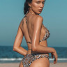 Раздельный купальник с леопардовым принтом Ashley