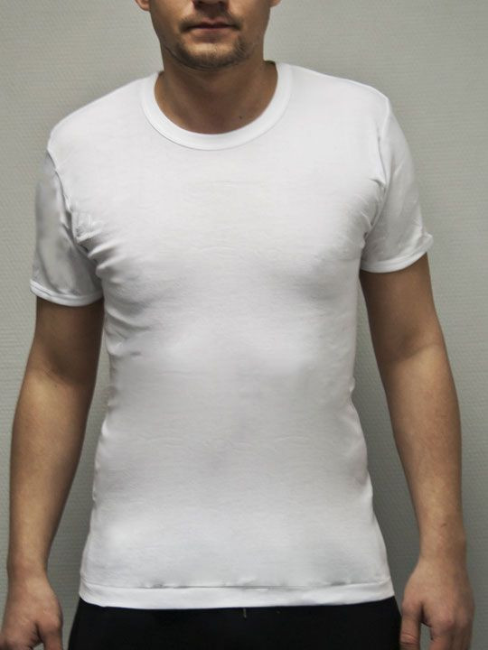 Хлопковая футболка с коротким рукавом 