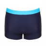 Классические мужские плавки-боксеры с контрастным поясом