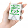Презервативы Sagami Xtreme Type-E с точками - 3 шт.