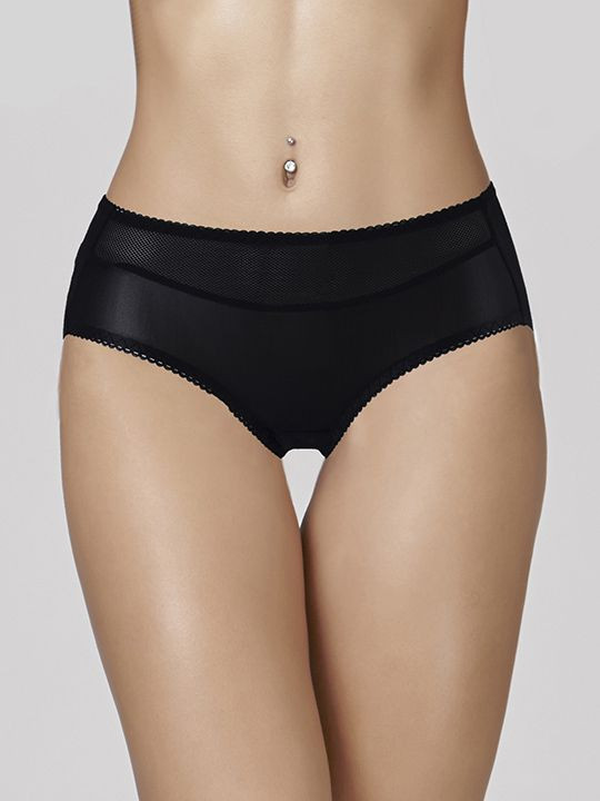 Трусики-слипы со средней линией талии из микрофибры 