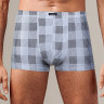 Мужские трусы-боксеры в цветную клетку