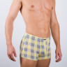 Мужские трусы-боксеры в цветную клетку