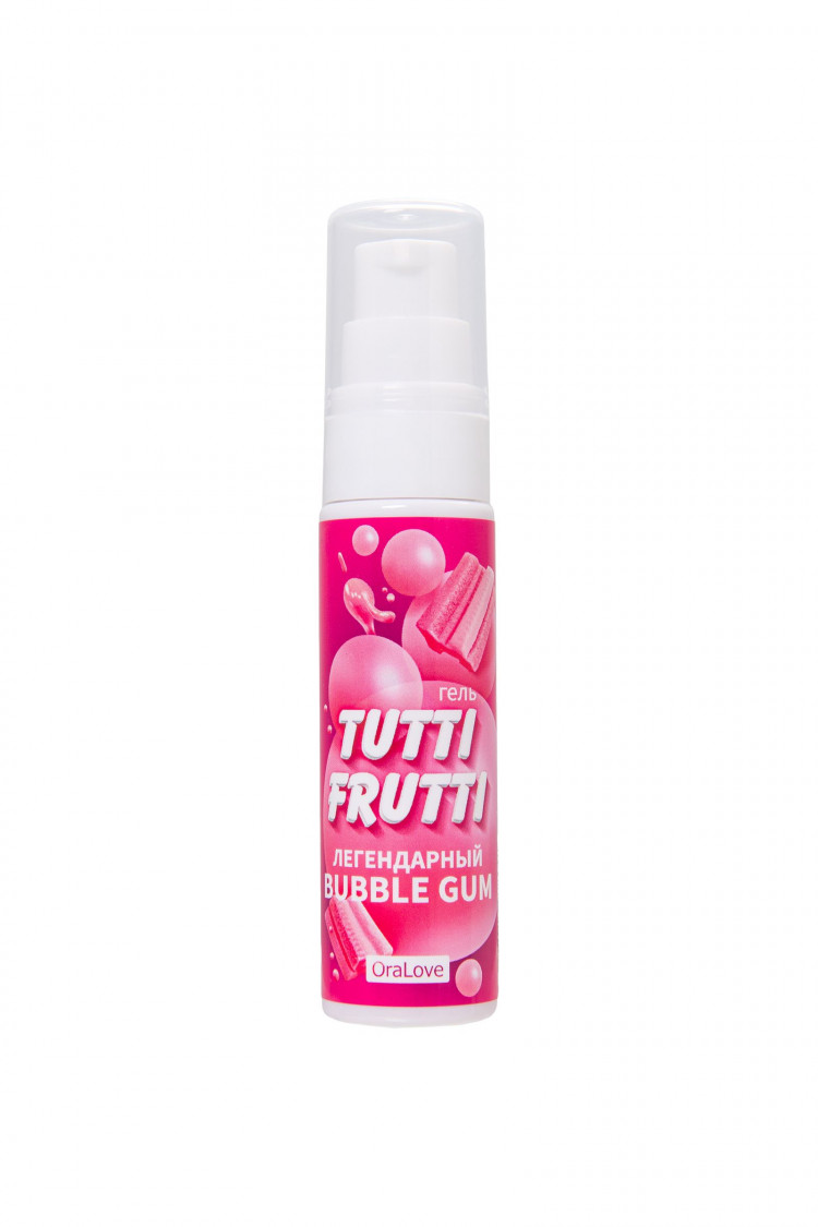 Интимный гель на водной основе Tutti-Frutti Bubble Gum - 30 гр. 