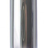 Серебристая гладкая вибропуля - 6,4 см.