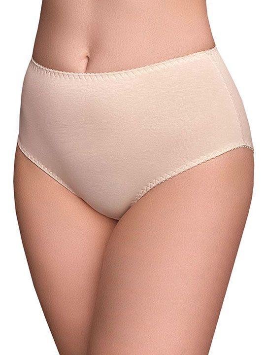 Высокие трусы-слипы из мягкого натурального хлопка 