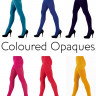 Бархатистые колготки Coloured Opaques