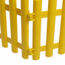 Желтое декоративное ограждение (60х30 см) - 5 секций