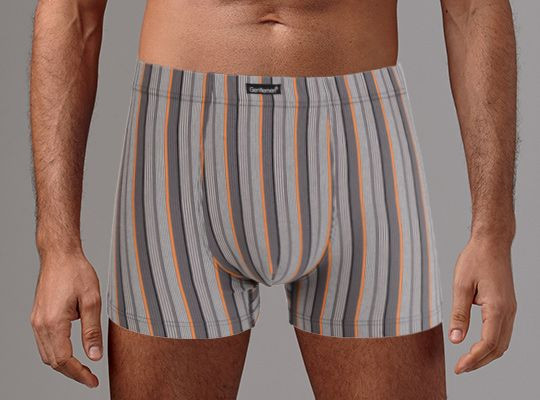 Классические трусы-боксеры в полоску 