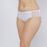 Трусы-бразилиана с кружевной отделкой