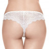 Женские кружевные трусики-бразилиана с геометрическим рисунком