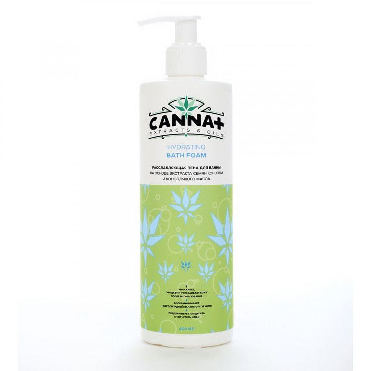 Пена для ванны Canna+ Hydrating Bath Foam - 400 мл. 