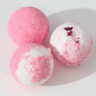 Набор из 3 бомбочек для ванны «Цветочная забота» с ароматом розы