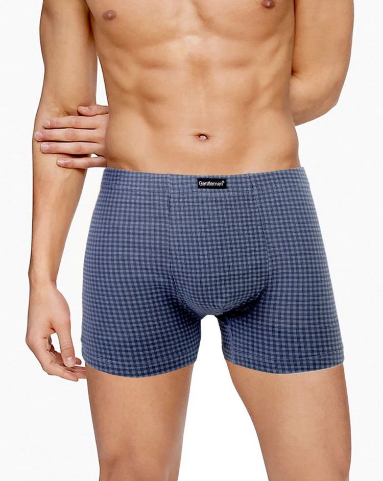 Мужские трусы-боксеры в клетку 