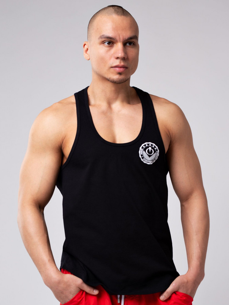 Мужская майка-борцовка из хлопка 