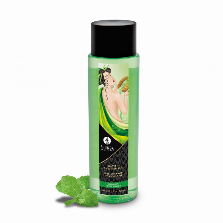 Гель для душа Sensual Mint с ароматом мяты - 370 мл. 