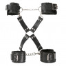 Стильный набор из 10 черных BDSM-девайсов Стильный набор из 10 черных BDSM-девайсов