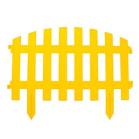 Желтое декоративное ограждение RENESSANS (42х35 см) - 5 секций