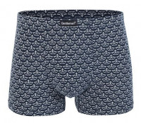 Классические трусы-боксеры с принтом в виде корабликов