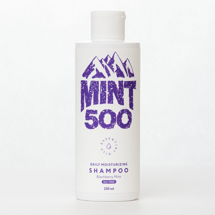 Увлажняющий шампунь Mint500 Daily Moisturising SLS Free Shampoo Blackberry Mint - 250 мл. 
