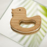Набор «Прелесть»: бамбуковая зубная щетка и деревянная игрушка
