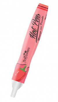 Ручка для рисования на теле Hot Pen со вкусом клубники и острого перца